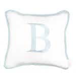 Pillow with letter for a boy