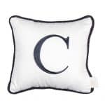 Pillow with letter for a boy