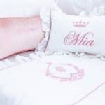 Pillow “Crown with name”