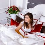 Luxury Bed Linens “Velvet Strip”