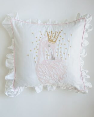 Decorative pillow “Royal Swan”