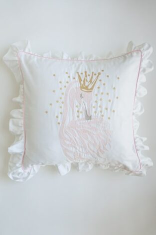 Decorative pillow “Royal Swan”