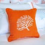 Decorative Pillow “Orange Coral”