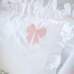 Baby Pillowcase with Pink Bow