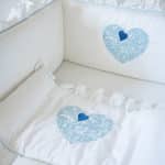 Luxury Baby Bedding “Tracery Heart”