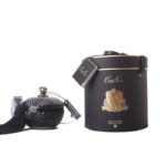 Black Queen of the Night Round Candle