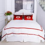 Luxury Bed Linens “Velvet Strip”