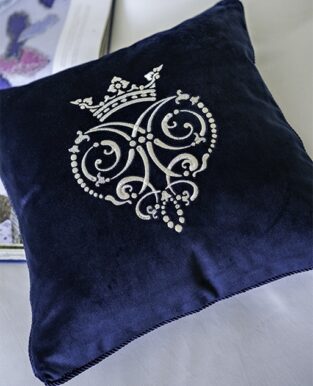 Decorative pillow “Heart with Crown”