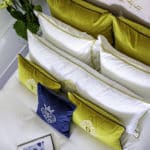 Pillow Case “Mustard Tripes”