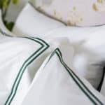Pillow Case “Green Tripes”
