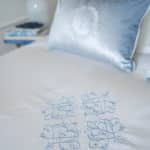 Duvet Cover “Light Blue Embroidery”