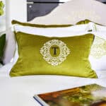 Decorative pillow “Royal” with letter
