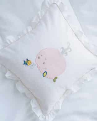 Pillow “Pink Whale”