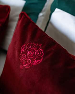 Decorative pillow “Burgundy”
