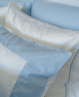 Pillow Case “Blue Color Border”