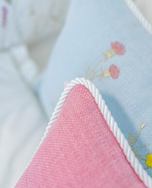 Pink Pillow “Petite Blossom Whisper”