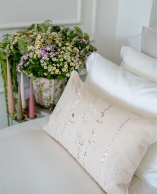 “Blooming Serenity” Cushion