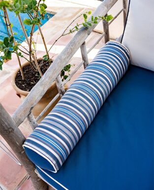 Malaga Vertical Stripe Bolster Pillow
